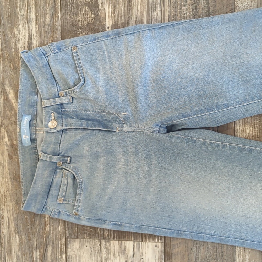 7FAMK DOJO Contour Waistband trouser jeans flares Style #7U474008 sz 24x31.5L - Picture 8 of 16